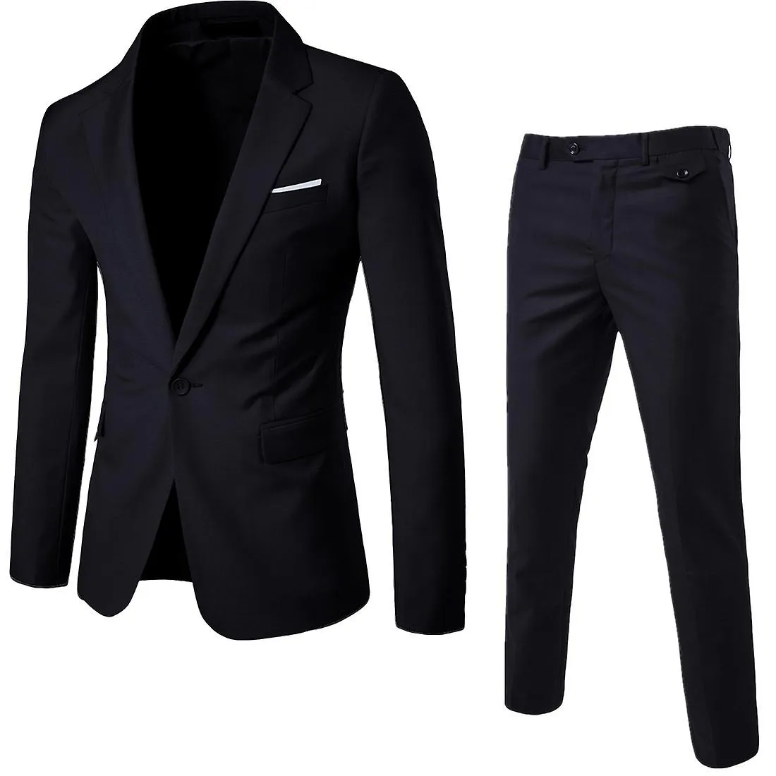 Men Blazers 3 Pieces Sets Business 2 Suits Vest Pants Blue Coats Wedding Formal Elegant Jackets Korean Luxury Free Shipping