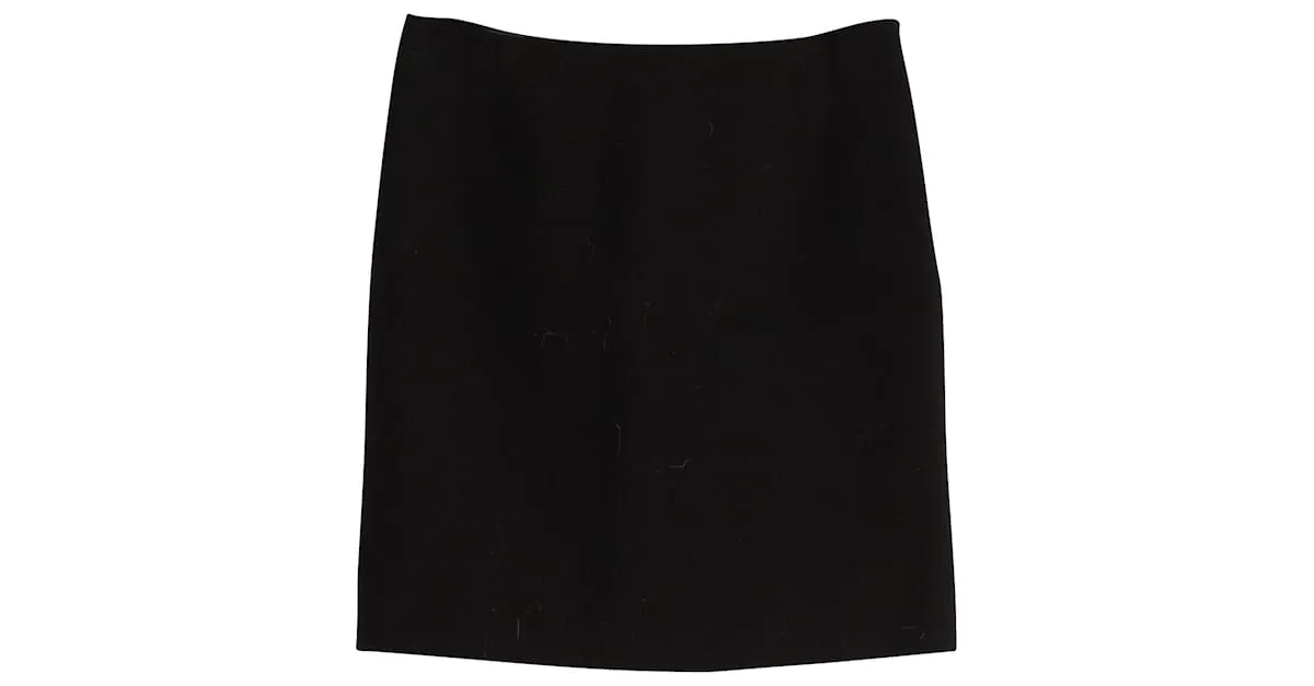 Minifalda Tom Ford de lana negra Negro 