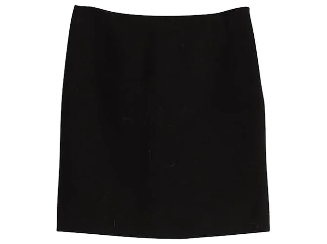 Minifalda Tom Ford de lana negra Negro 