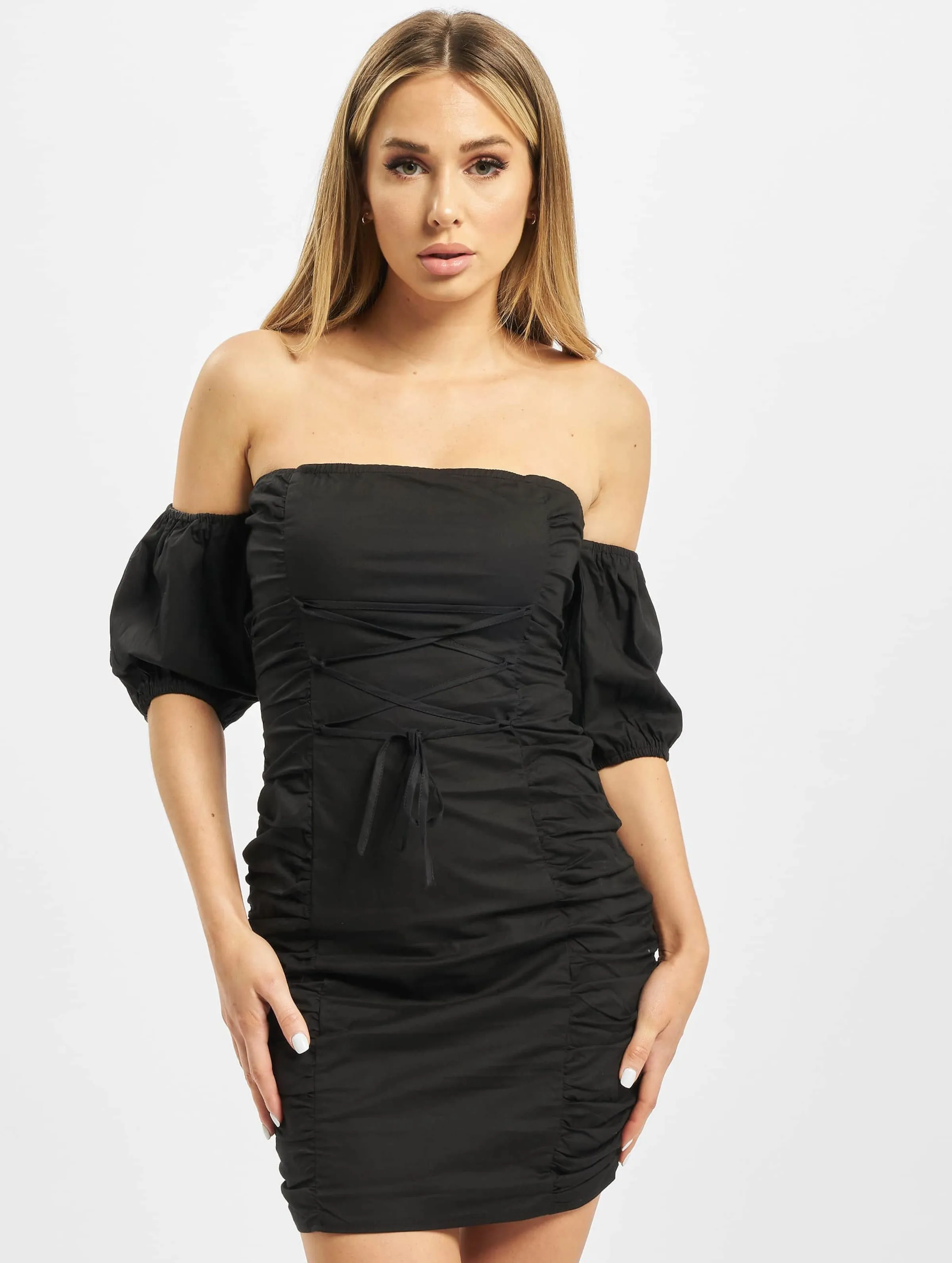 Missguided Cotton Poplin Ruched