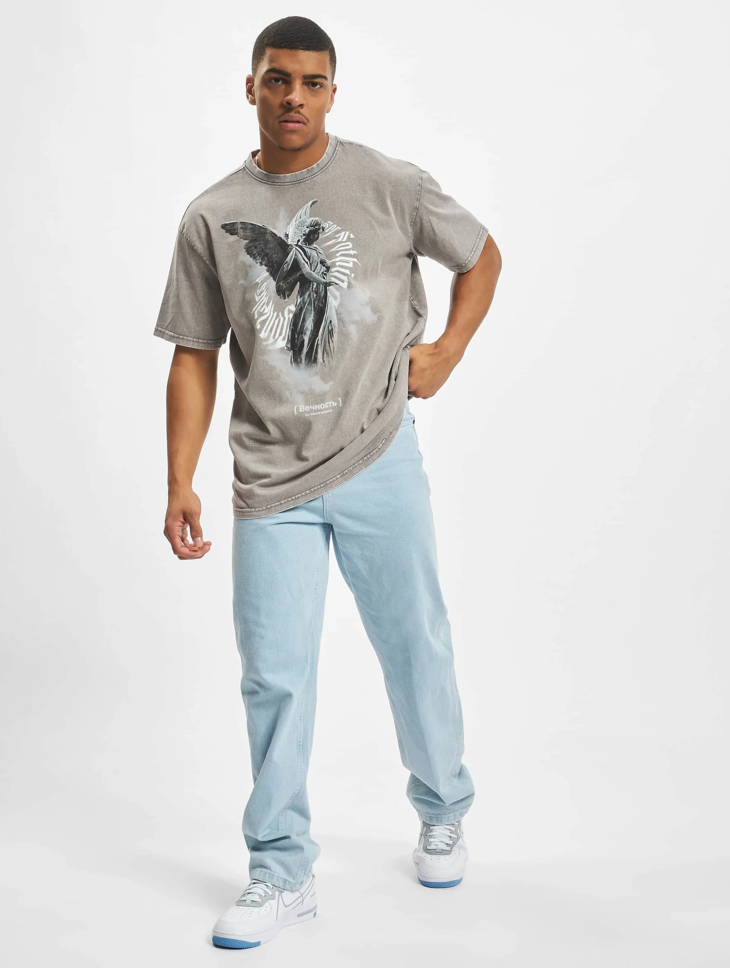 MJ GONZALES MJ GONZALES ANGEL 3.0 X ACID WASHED HEAVY OVERSIZE TSHIRTS