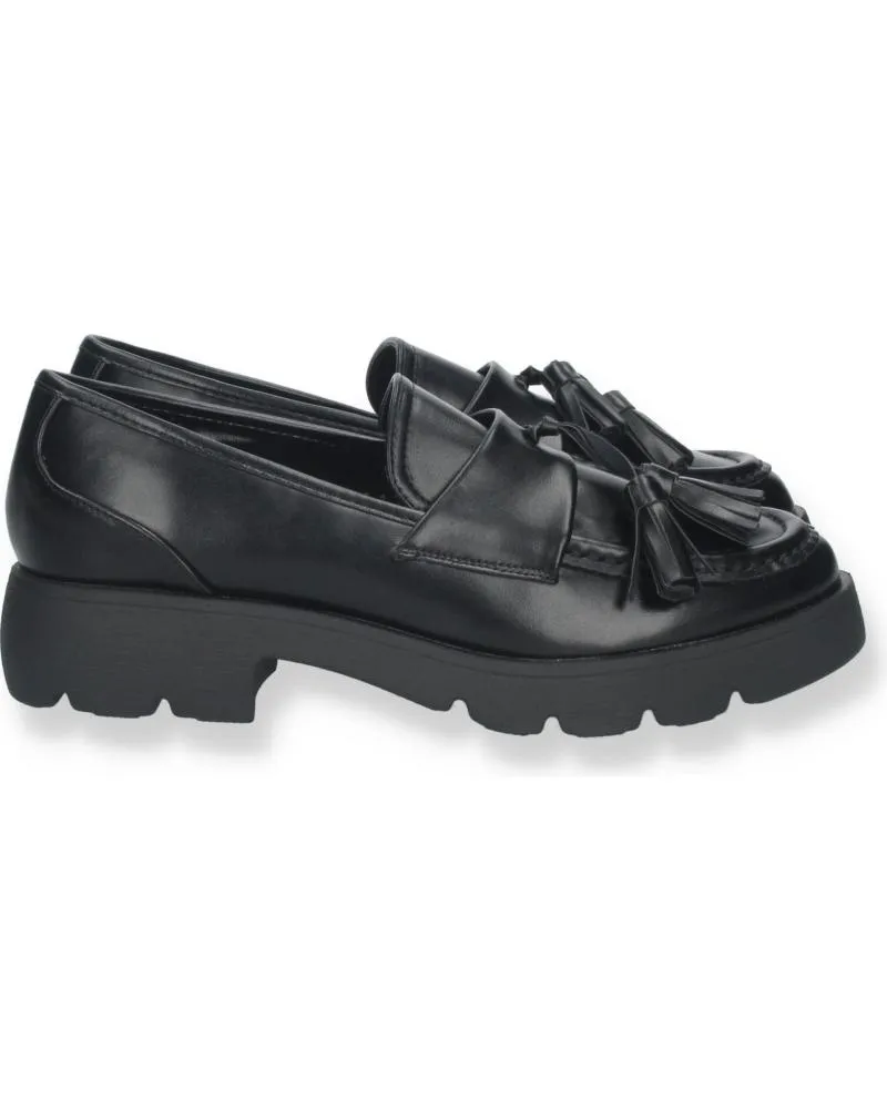 Mocasines PUNTOSALAO  de Mujer MOCASINES PLANOS COMODOS ANTIFAZ CON BORLAS MUJER NEGRO 8718  VARIOS COLORES