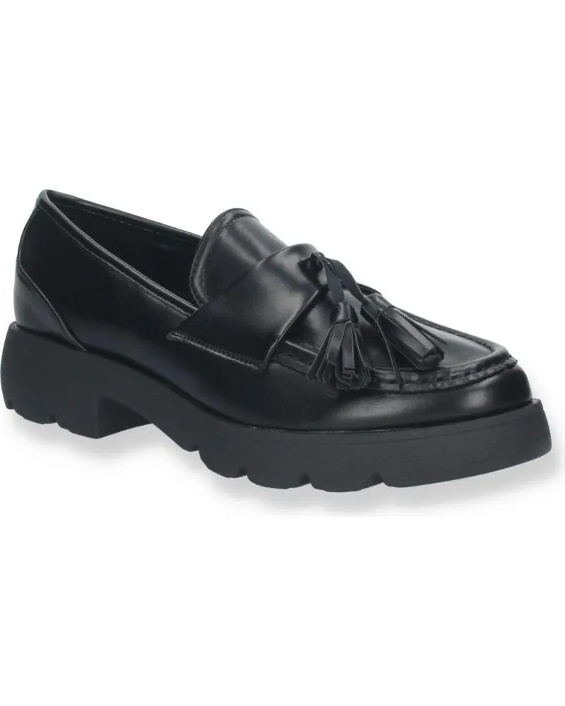 Mocasines PUNTOSALAO  de Mujer MOCASINES PLANOS COMODOS ANTIFAZ CON BORLAS MUJER NEGRO 8718  VARIOS COLORES