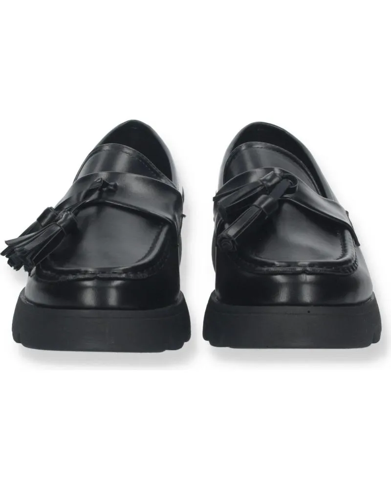 Mocasines PUNTOSALAO  de Mujer MOCASINES PLANOS COMODOS ANTIFAZ CON BORLAS MUJER NEGRO 8718  VARIOS COLORES