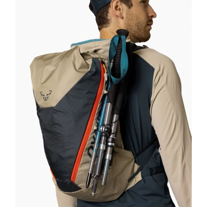 Mochila Dynafit Traverse 16 (Rock Khaki/Azul)