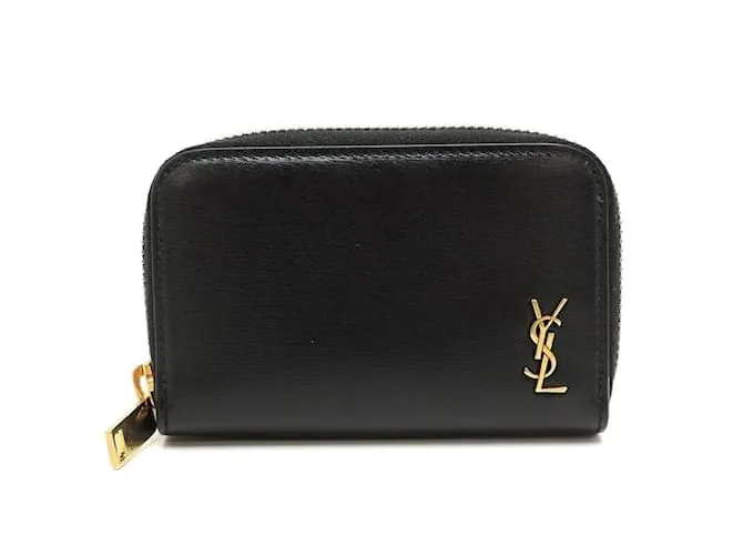 Monedero Tiny Monogram Saint Laurent Paris Negro 