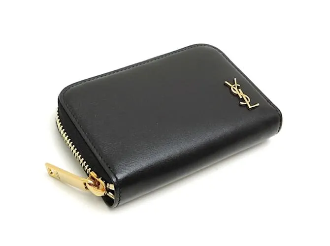 Monedero Tiny Monogram Saint Laurent Paris Negro 