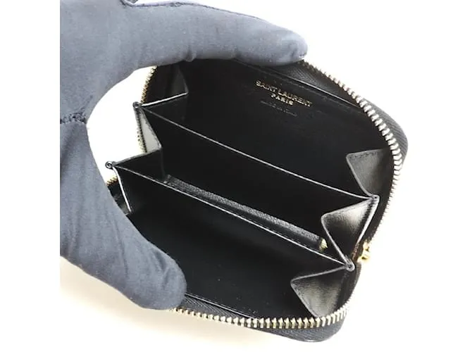 Monedero Tiny Monogram Saint Laurent Paris Negro 
