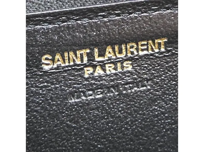 Monedero Tiny Monogram Saint Laurent Paris Negro 
