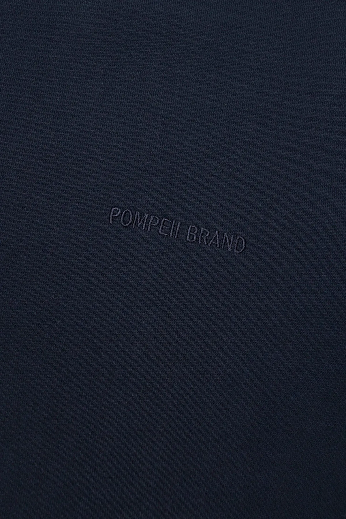 NAVY MOCKNECK SWEAT