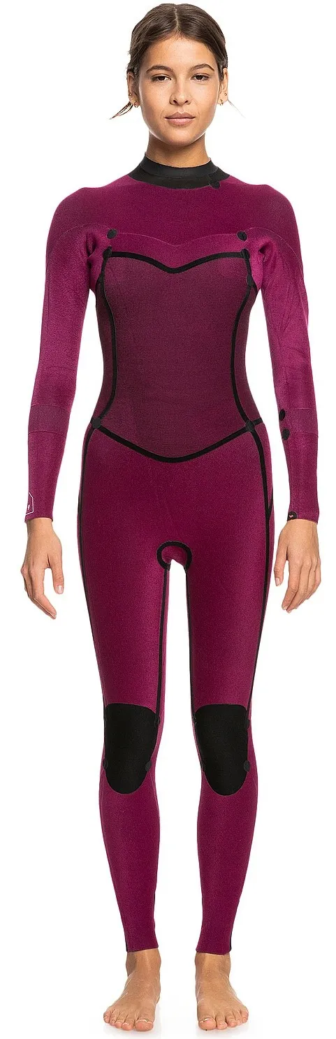 NEOPRENO ROXY 3/2 ROXY RISE COLLEC BACK ZIP GBS  XBMR/NAVY NIGHTS/RED PLUM/GARNET  WOMEN´S