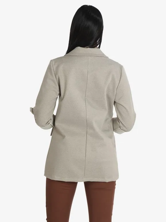 New Gj Blazer de mujer con botón