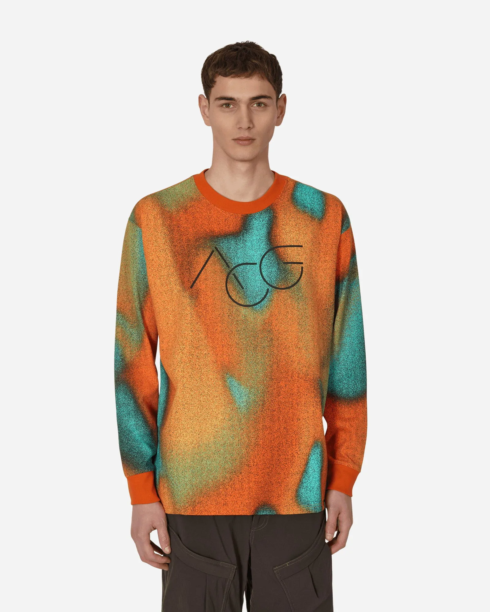 NIKE ACG SNOWDRIFT ALLOVER PRINTED LONGSLEEVE TSHIRT