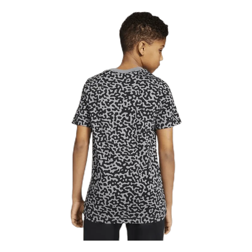 Nike AOP Mezzo Tee  Junior Black