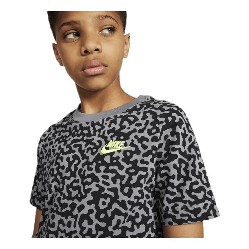 Nike AOP Mezzo Tee  Junior Black