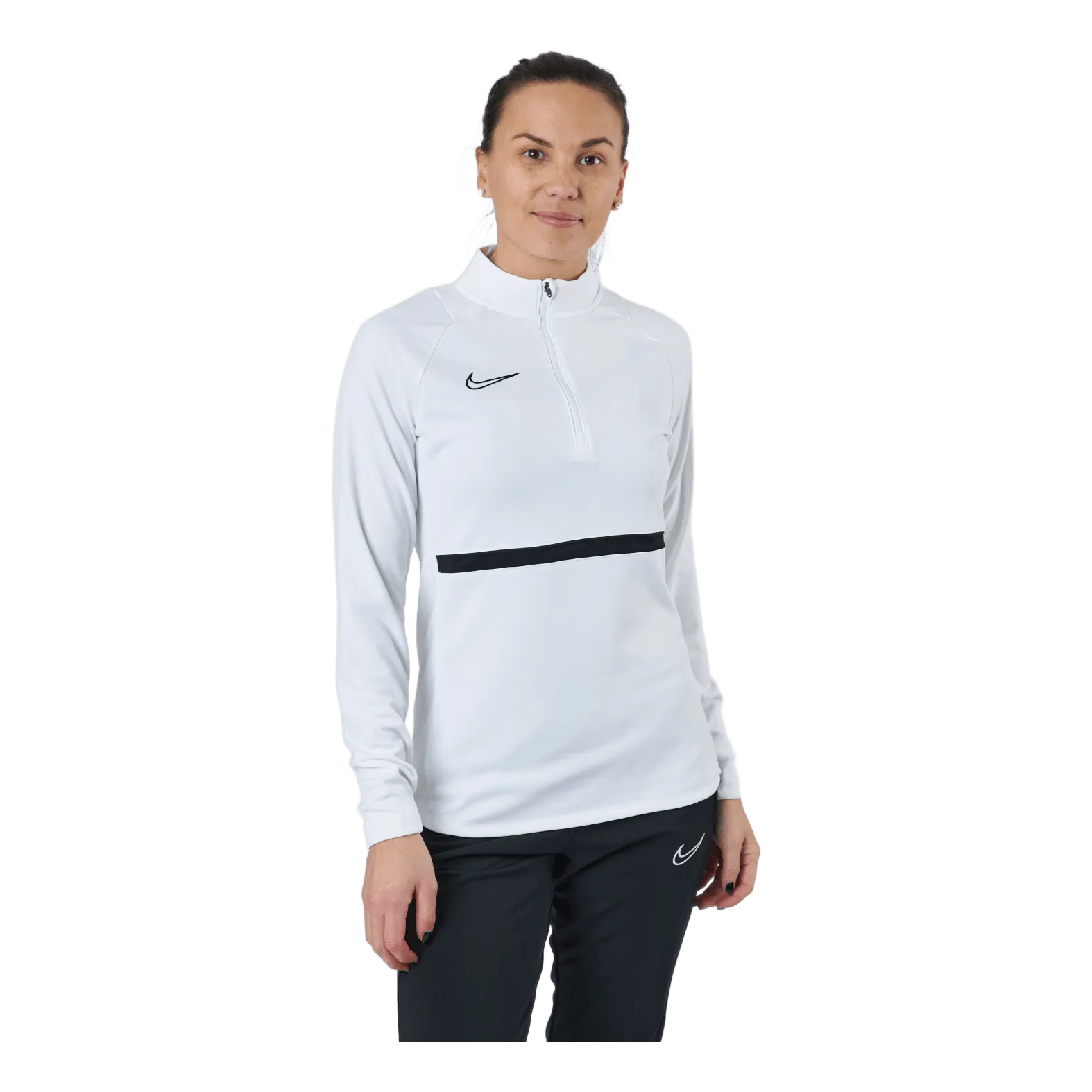 NIKE DRIFIT ACADEMY WSOCCER DRILL WHITE/BLACK/BLACK/BLACK