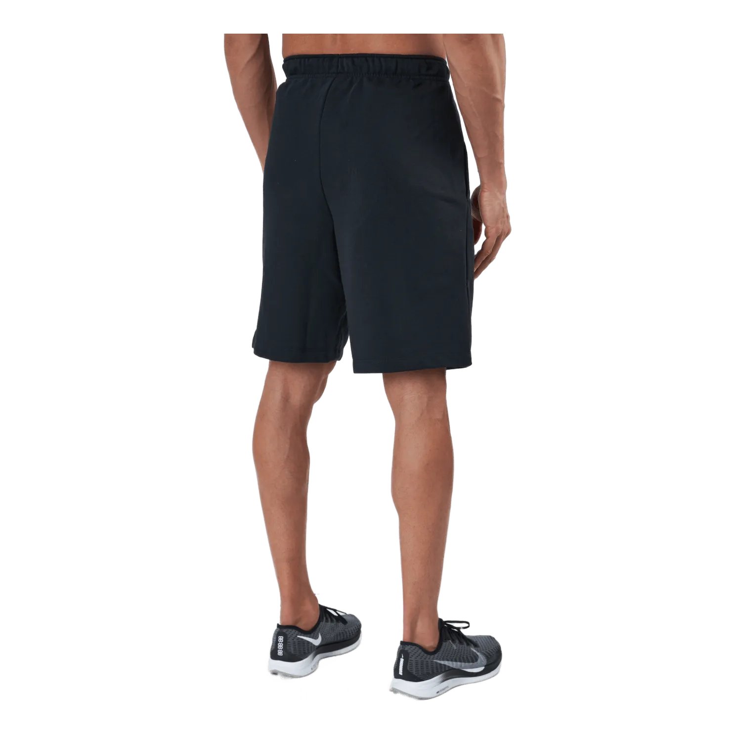 NIKE DRIFIT MEN'S TRAINING SHORTS BLACK/WHITE