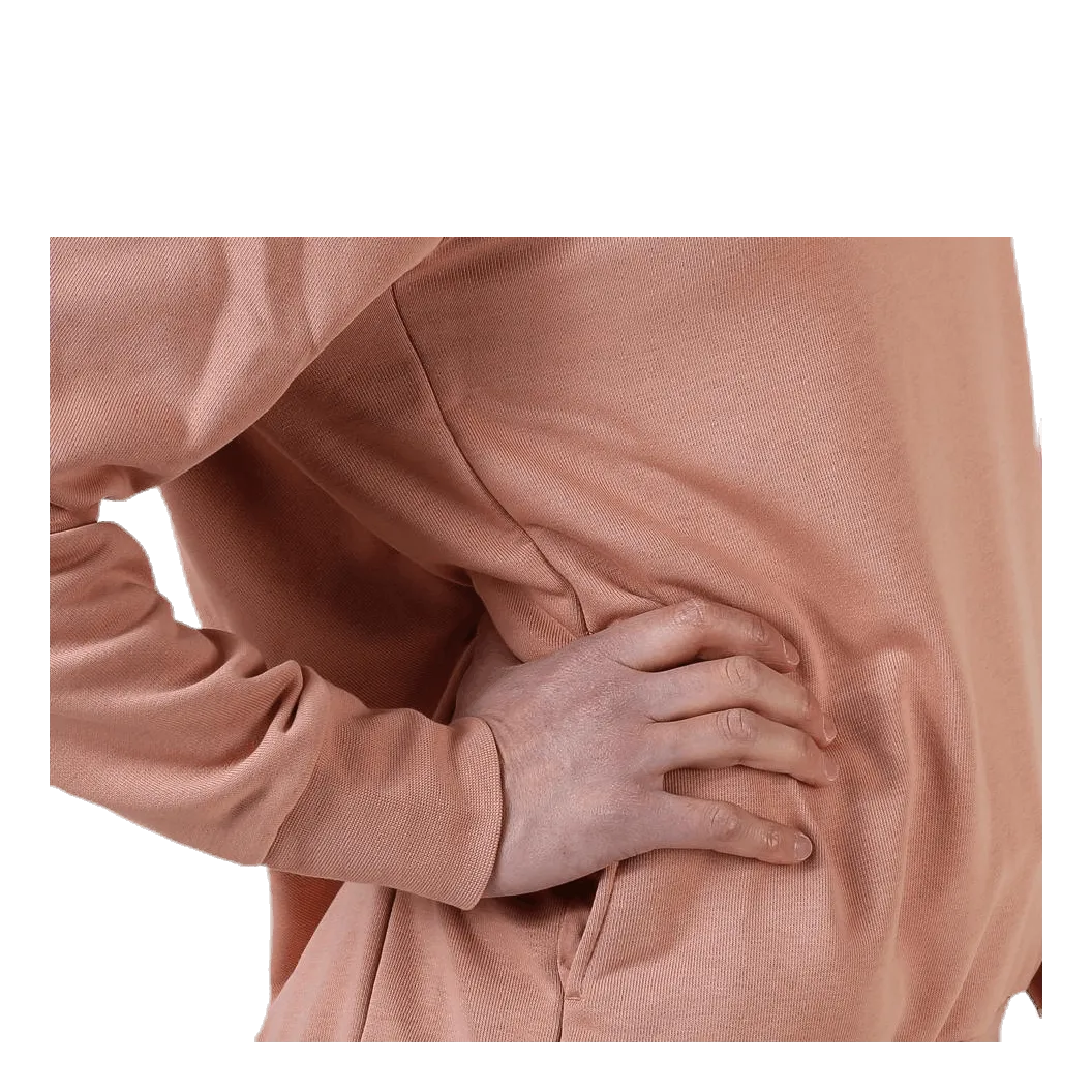 Nike Dry Top LS Crew Grx Pink/White
