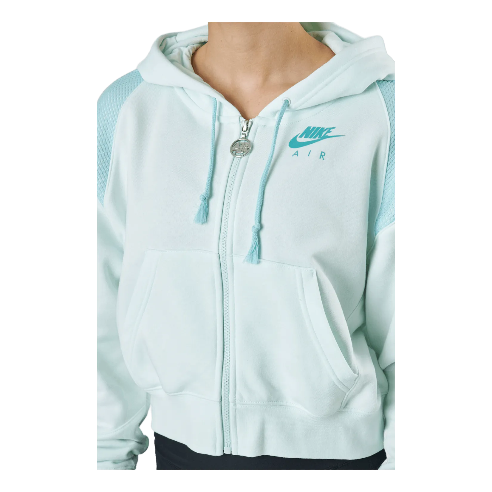 NIKE NIKE AIR WOMEN'S FULLZIP FLEE BARELY GREEN/LIGHT DEW/WASHED