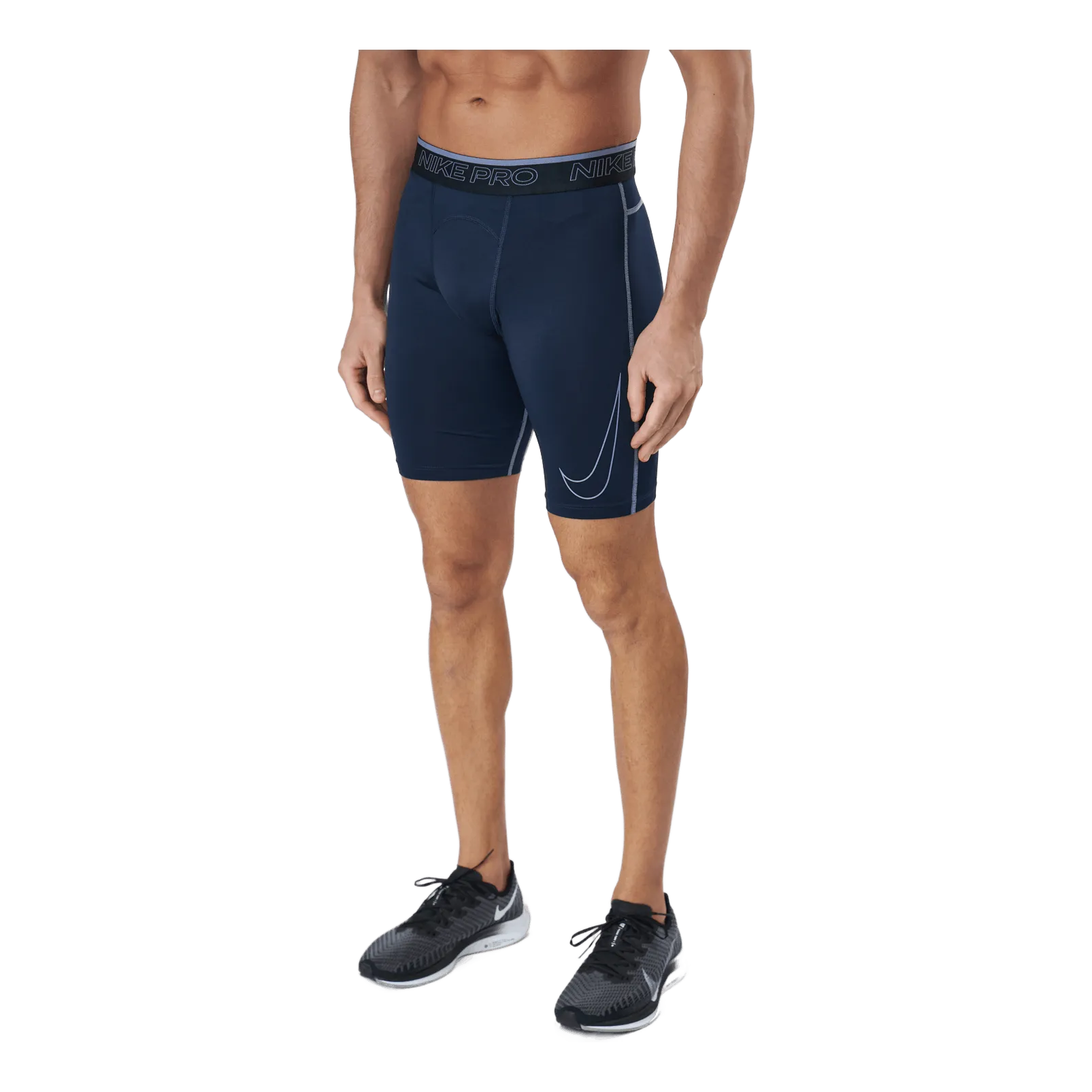 NIKE NIKE PRO DRIFIT MEN'S LONG SH OBSIDIAN/IRON PURPLE/IRON PURP