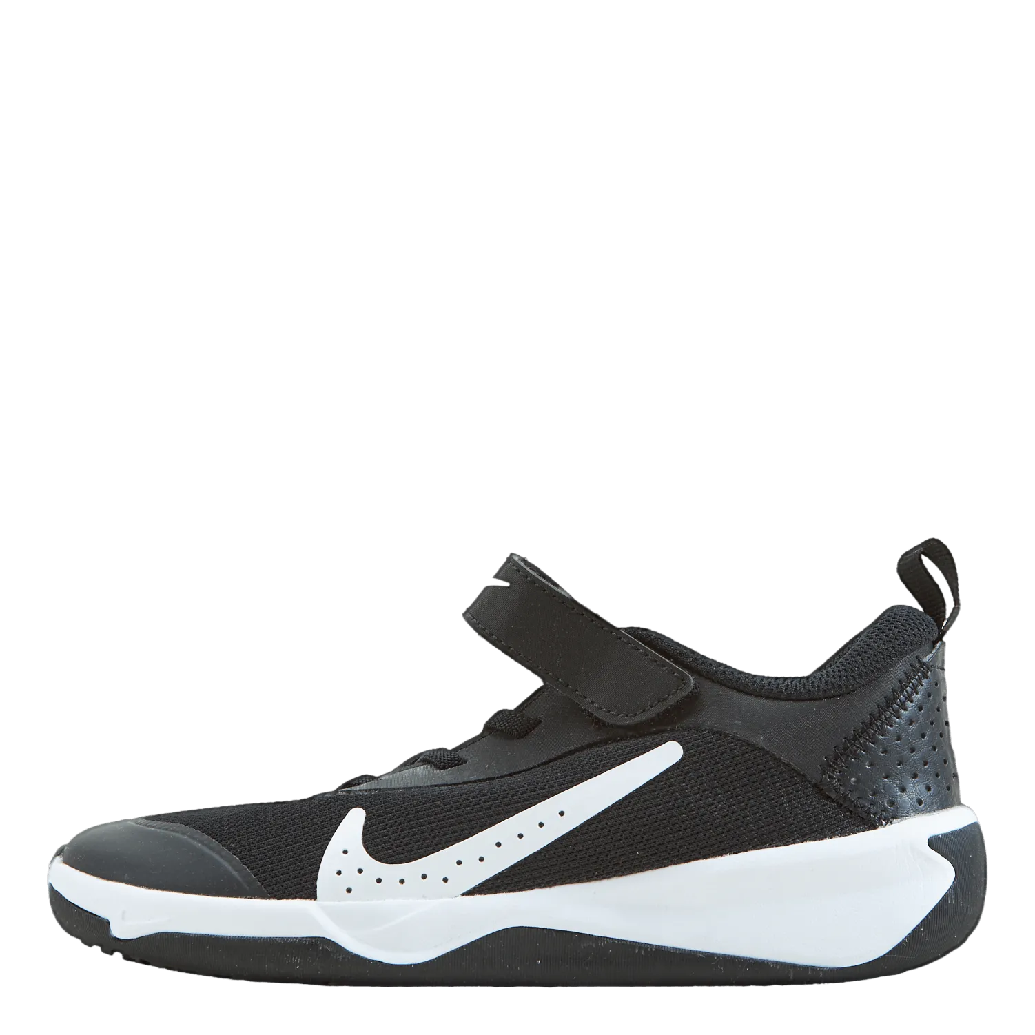 NIKE OMNI MULTICOURT LITTLE KIDS' SHOES BLACK/WHITE
