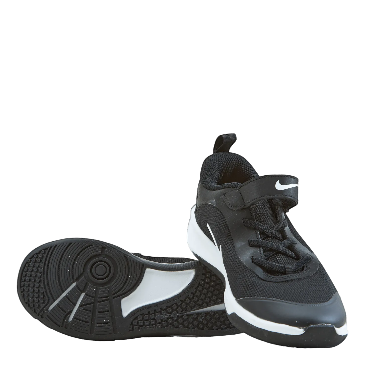 NIKE OMNI MULTICOURT LITTLE KIDS' SHOES BLACK/WHITE