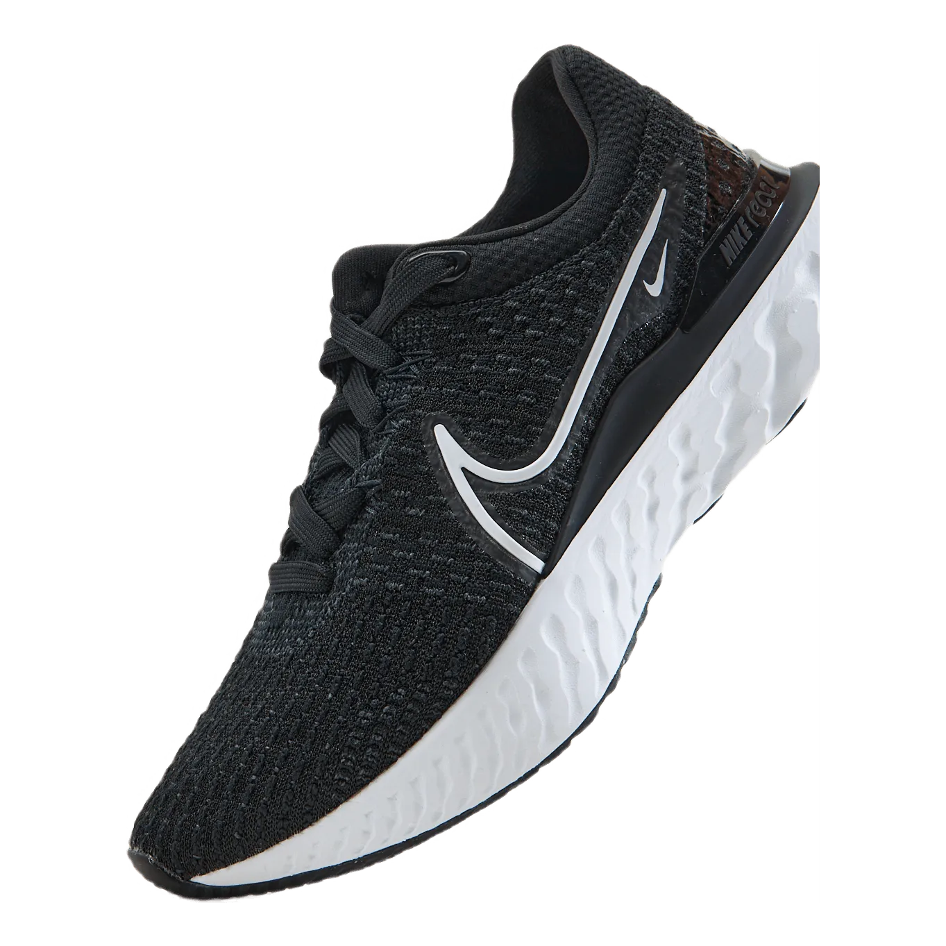 Nike React Infinity Run Flyknit 3 Men's Road Running Shoes BLACK/WHITE