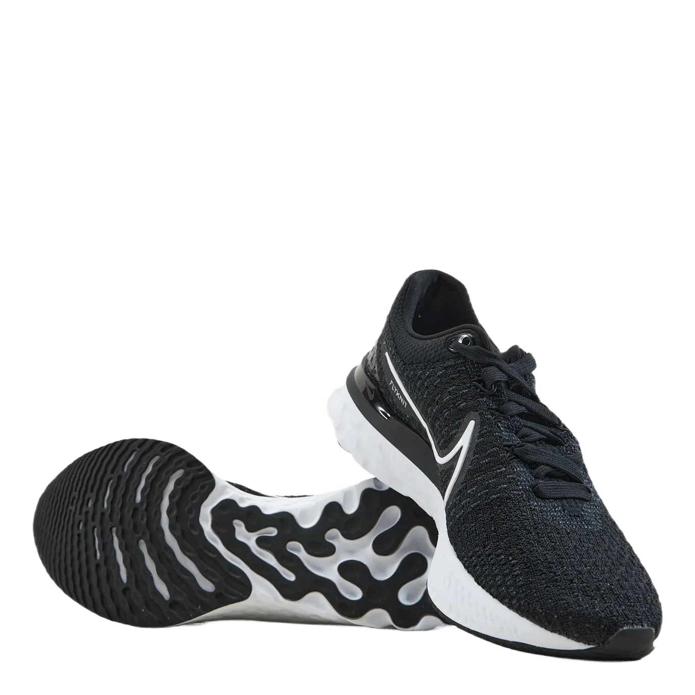 Nike React Infinity Run Flyknit 3 Men's Road Running Shoes BLACK/WHITE