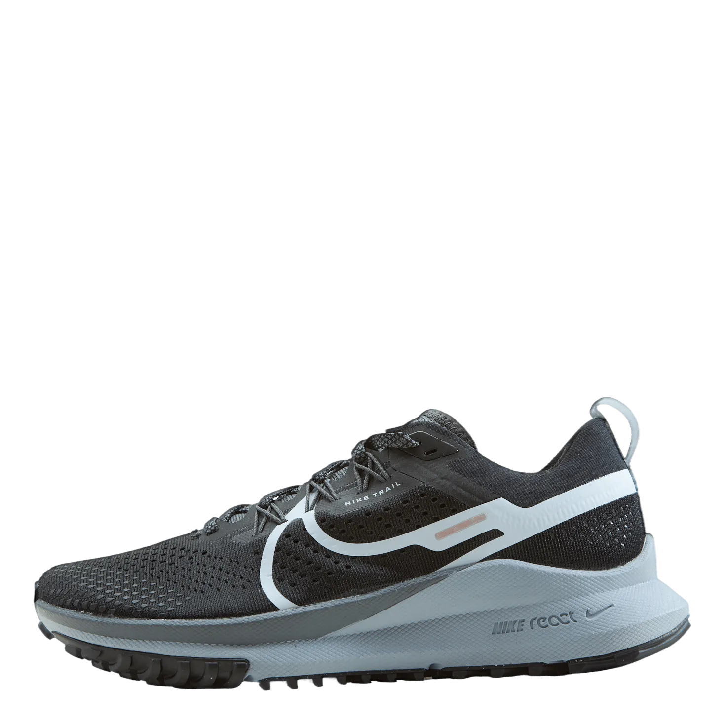 NIKE REACT PEGASUS TRAIL 4 MEN'S TRAIL RUNNING SHOES BLACK/AURADARK GREYWOLF GREY