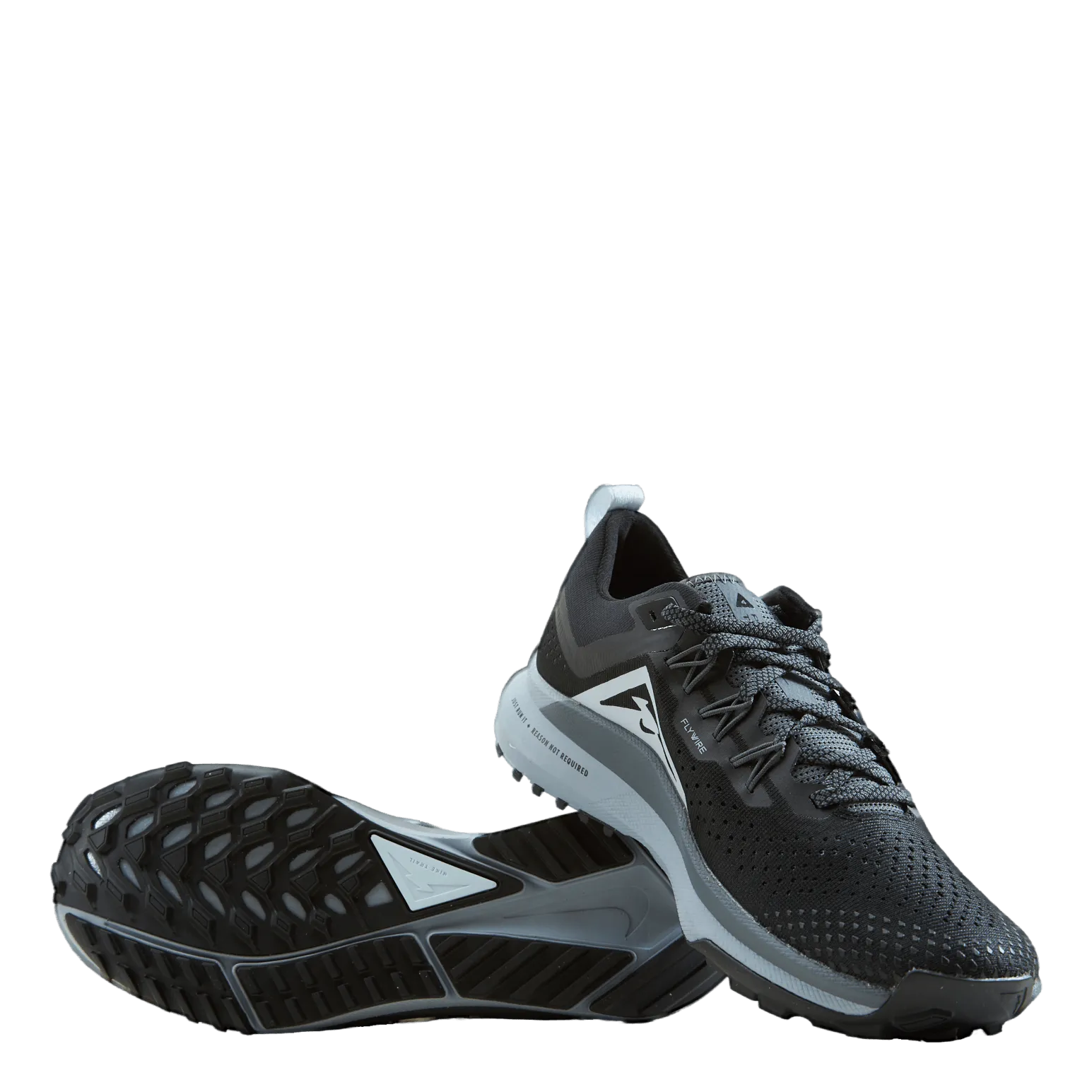 NIKE REACT PEGASUS TRAIL 4 MEN'S TRAIL RUNNING SHOES BLACK/AURADARK GREYWOLF GREY