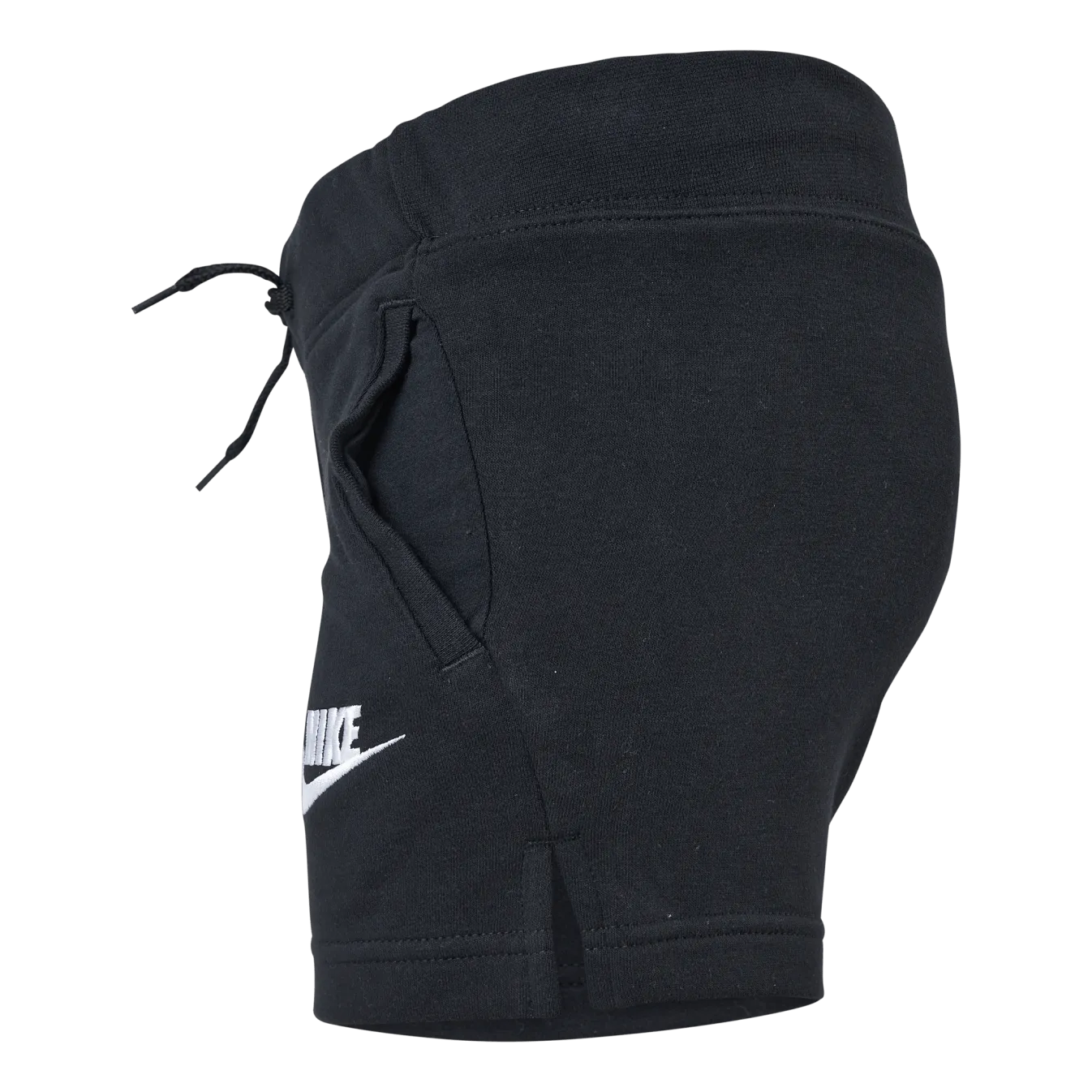 Nike Sportswear Club Big Kids' (Girls') French Terry Shorts BLACK/WHITE