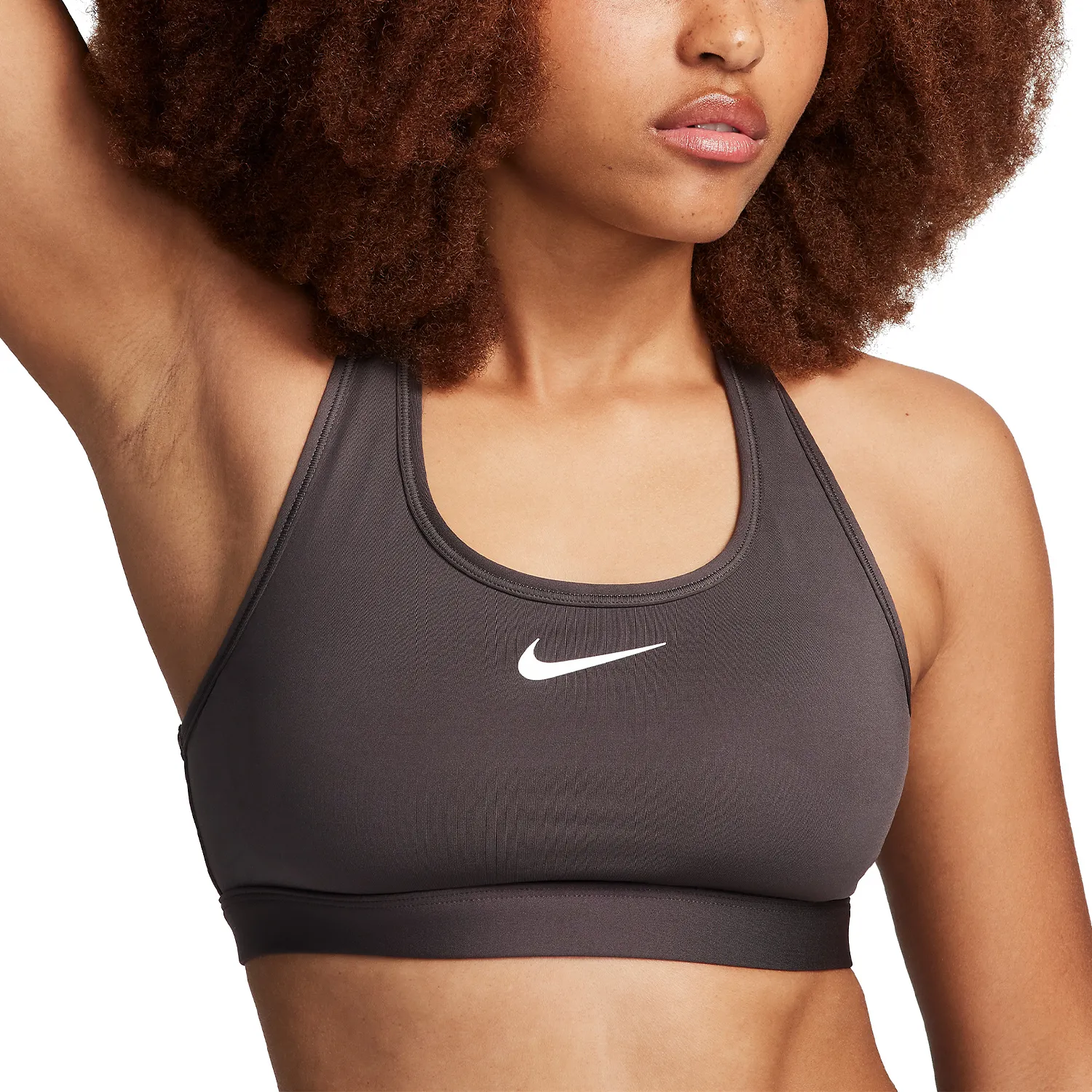 NIKE SWOOSH DRIFIT SPORTS BRA