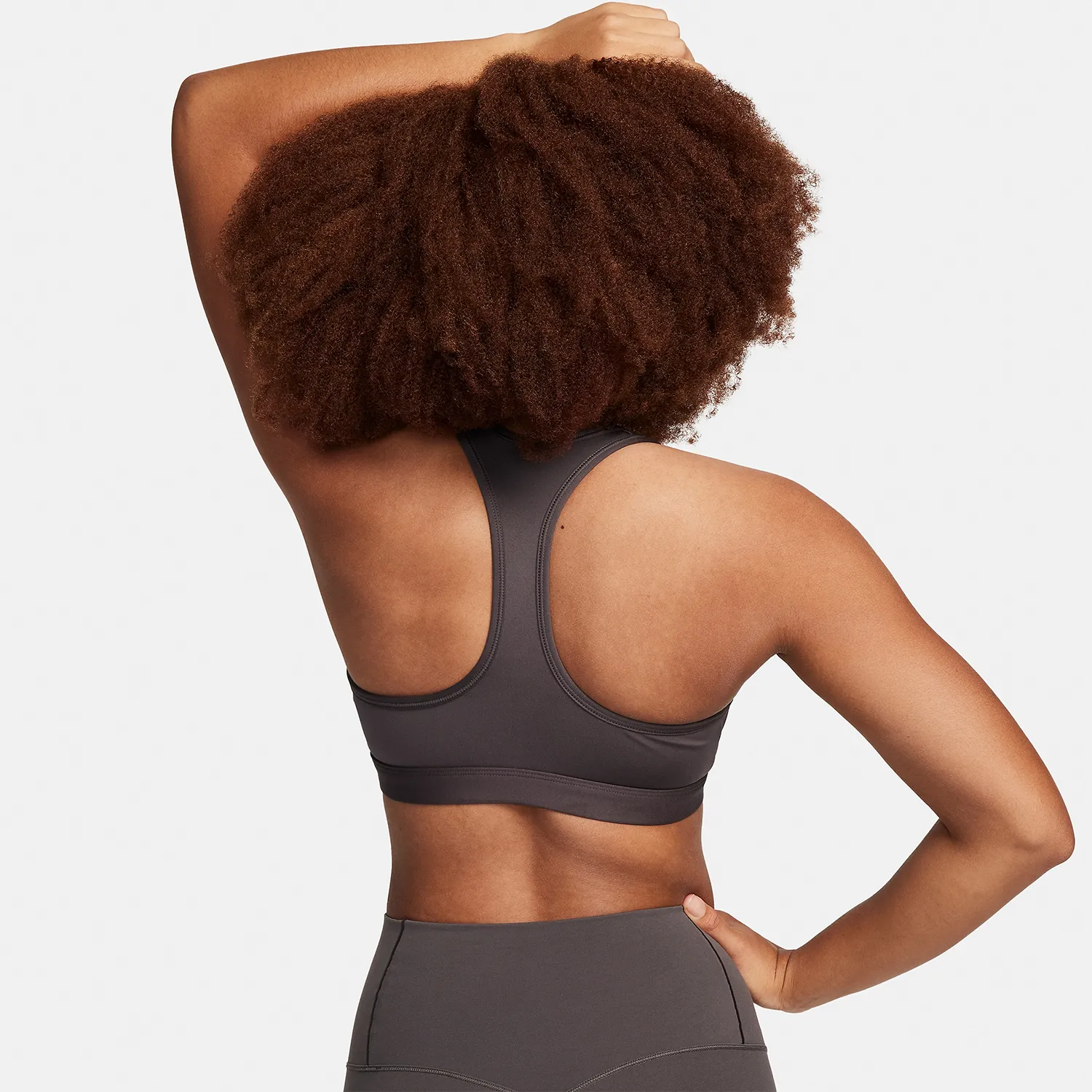 NIKE SWOOSH DRIFIT SPORTS BRA