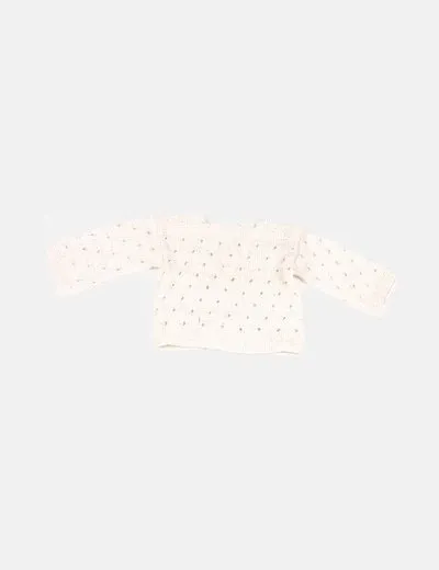 NoName Chaqueta punto beige