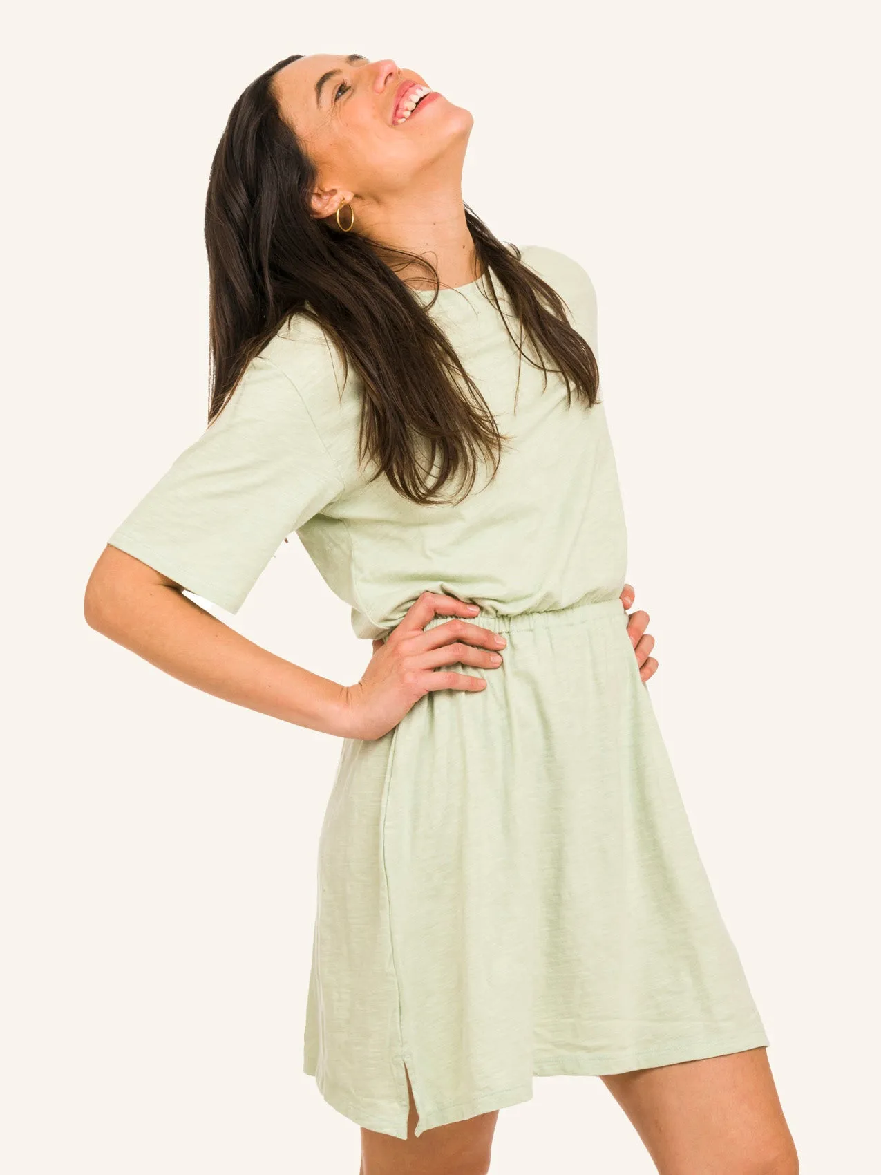 OLD NAVY Vestido Manga Corta Mujer