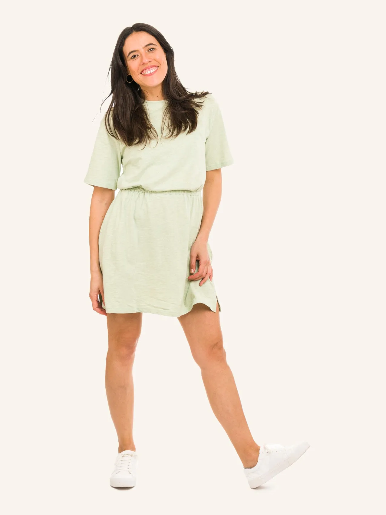 OLD NAVY Vestido Manga Corta Mujer