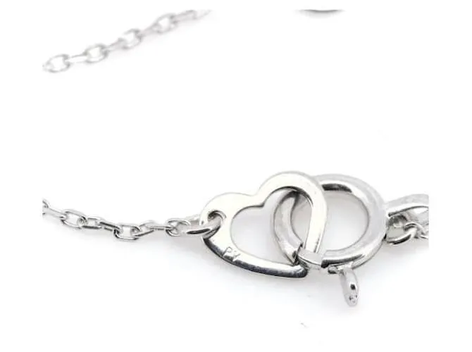 Otras joyas & Other Stories Collar de diamantes Ponte Vecchio 0.13ct K18WG oro blanco en excelente estado Plata 
