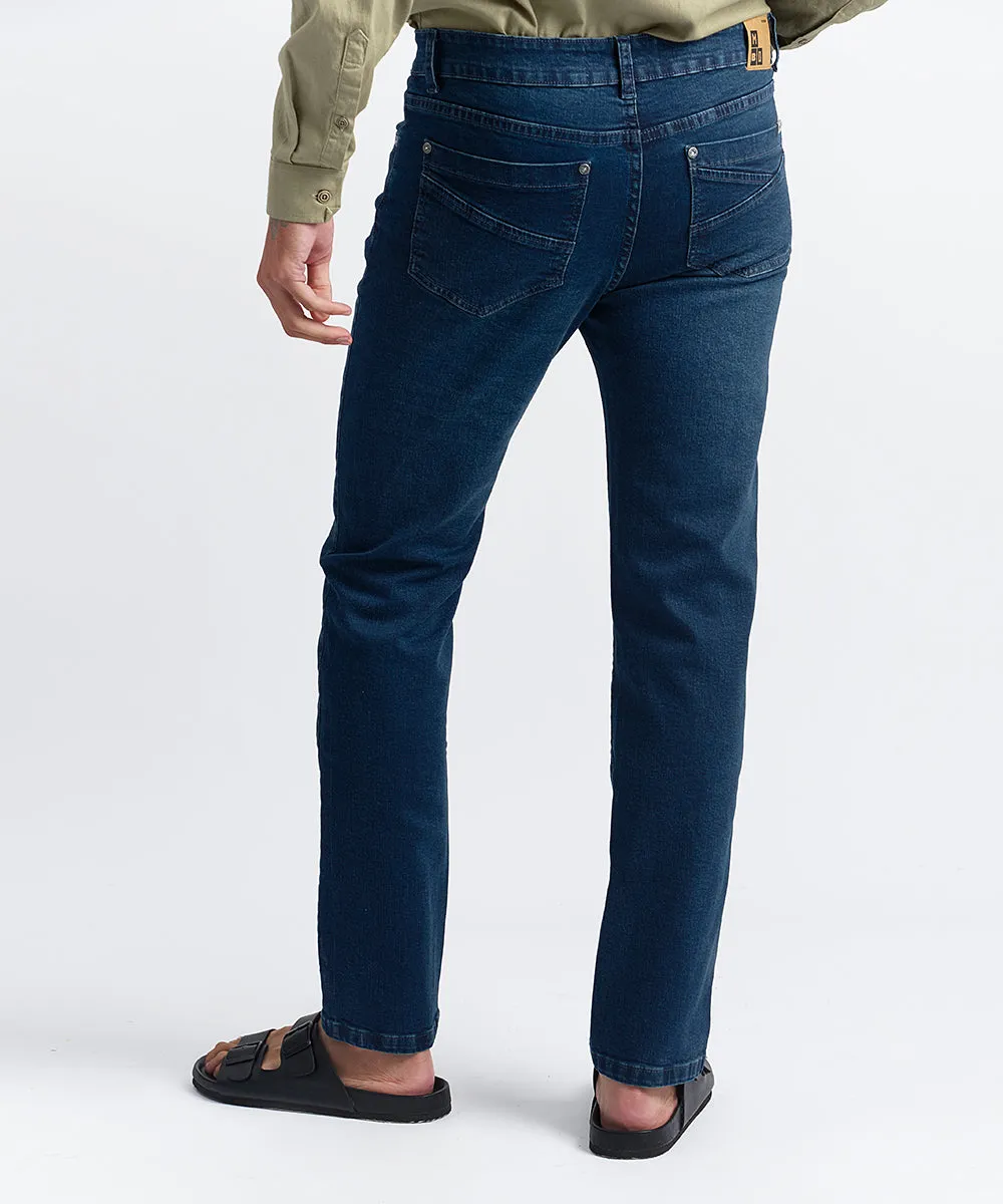 PANTALON DENIM SPANDEX REGULAR FIT AZUL PV24
