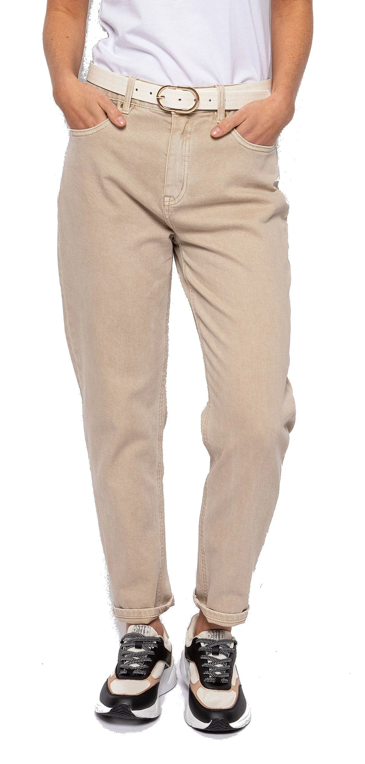 PANTALONES VAQUEROS HEAVY TOOLS FIORENZA  SAND  WOMEN´S