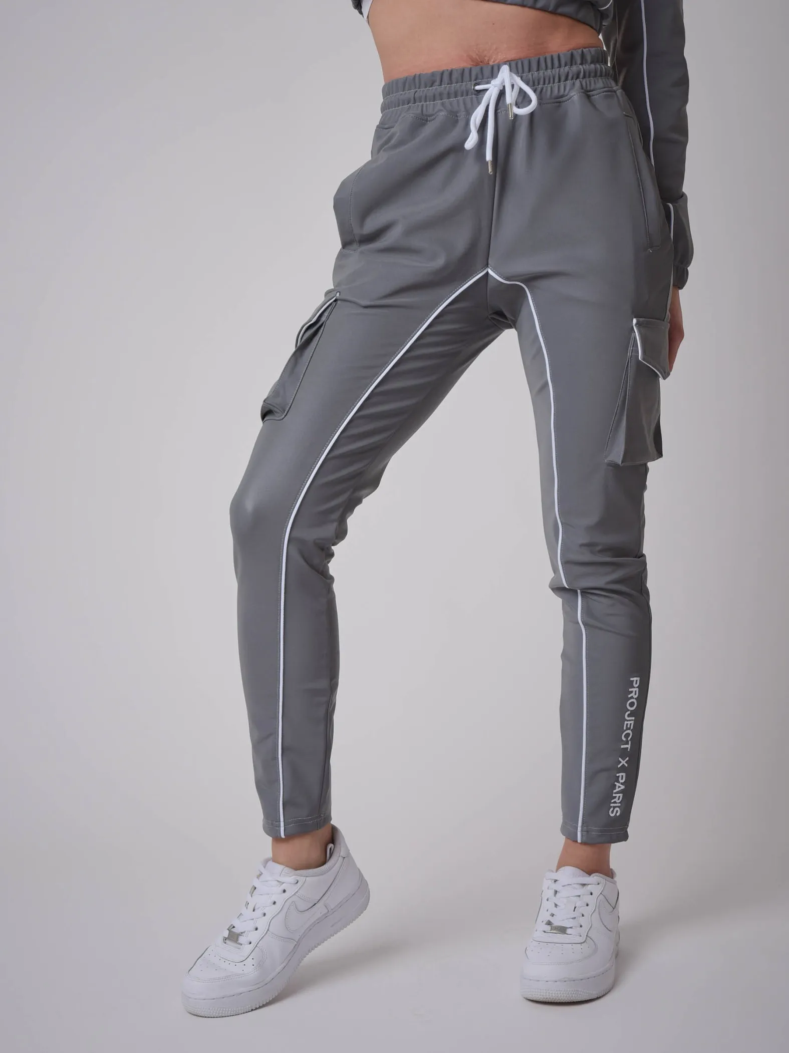 Pantalón de chándal liso con cinturilla de pinza