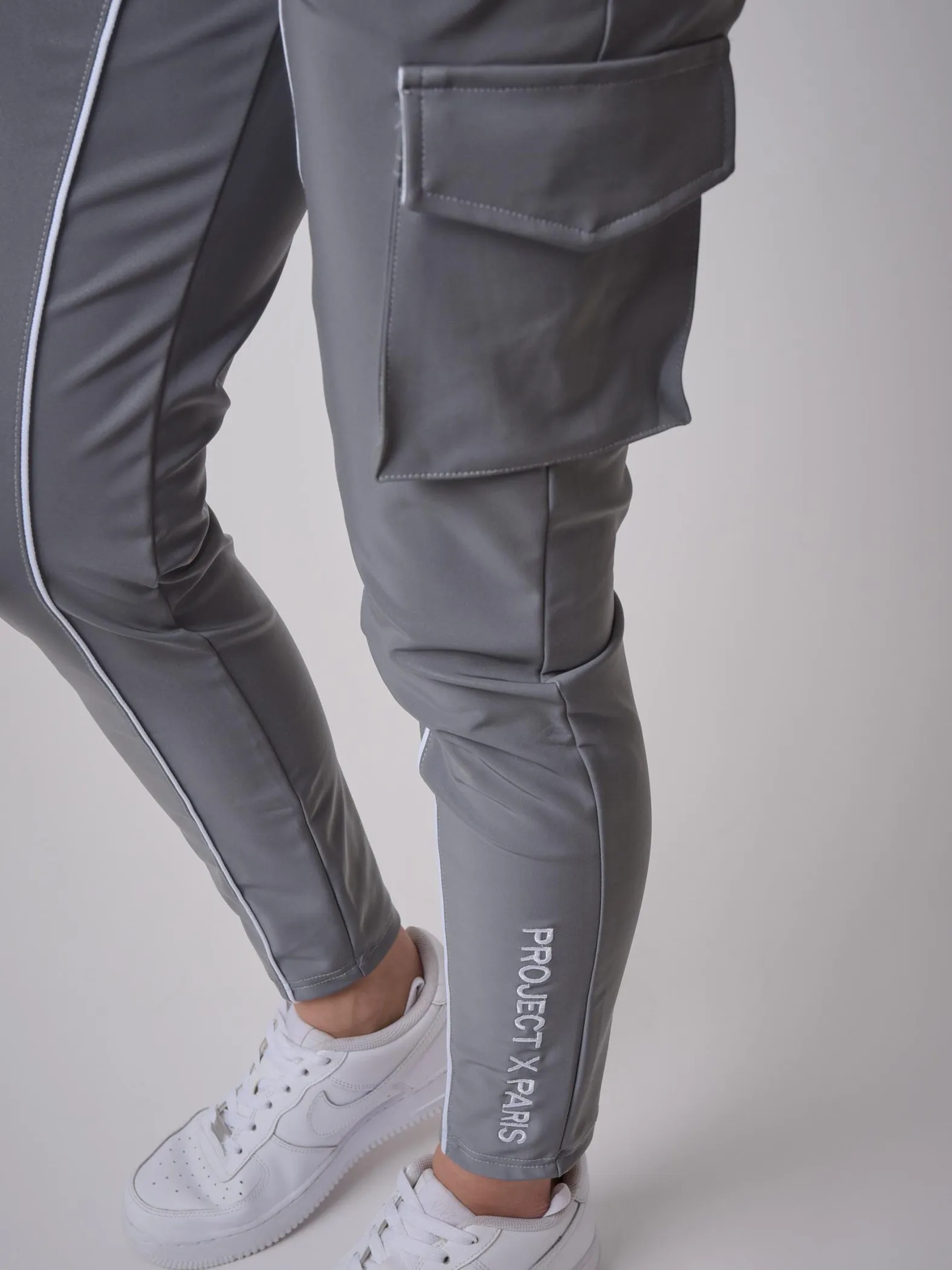 Pantalón de chándal liso con cinturilla de pinza