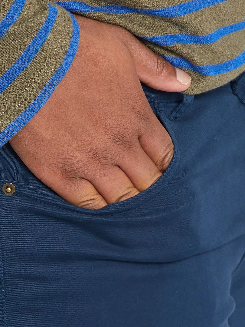 PANTALóN SLIM L30  AZUL