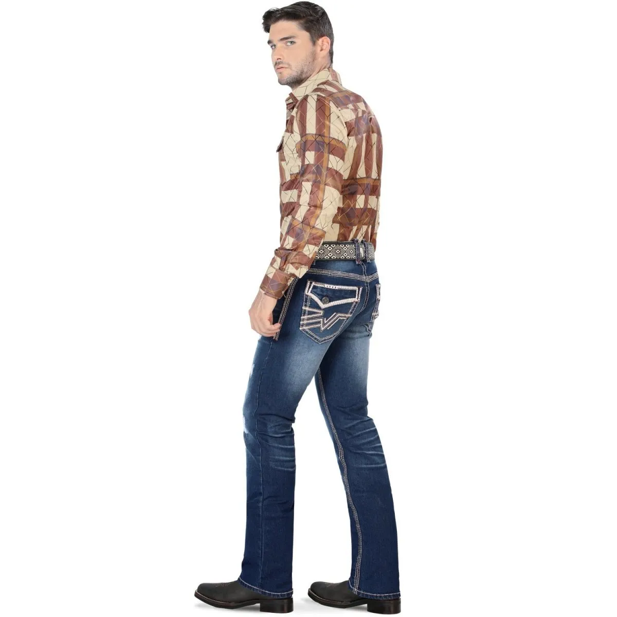 PANTALóN VAQUERO DE MEZCLILLA AZUL INDIGO LAM1859