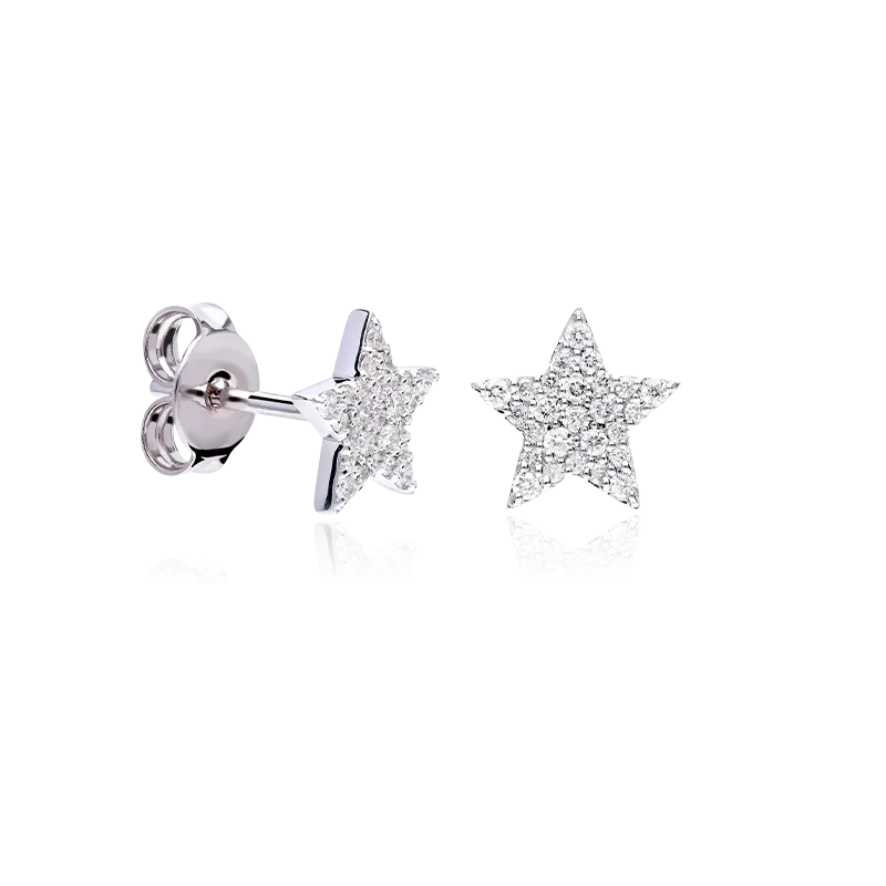 PENDIENTES "BAONE" DIAMANTES ORO 18K