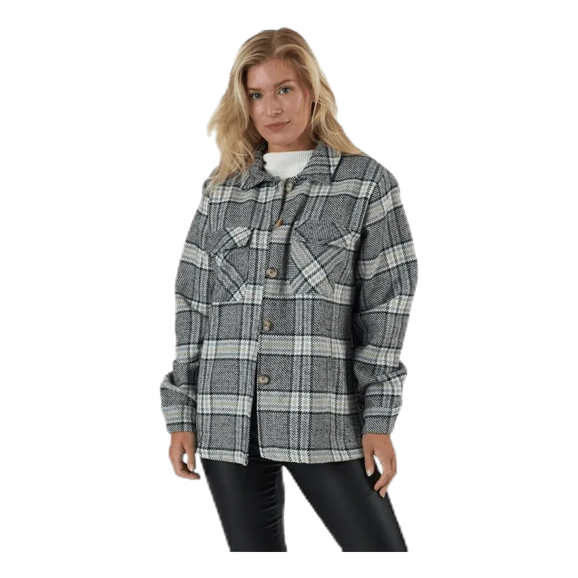 Pieces Anne Shacket D2D Patterned