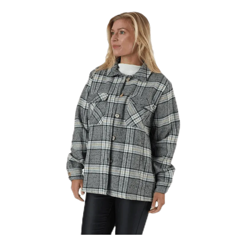 Pieces Anne Shacket D2D Patterned