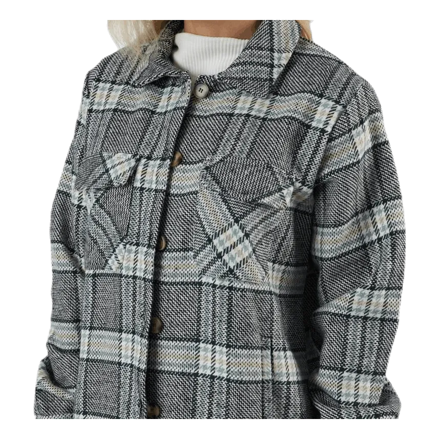 Pieces Anne Shacket D2D Patterned