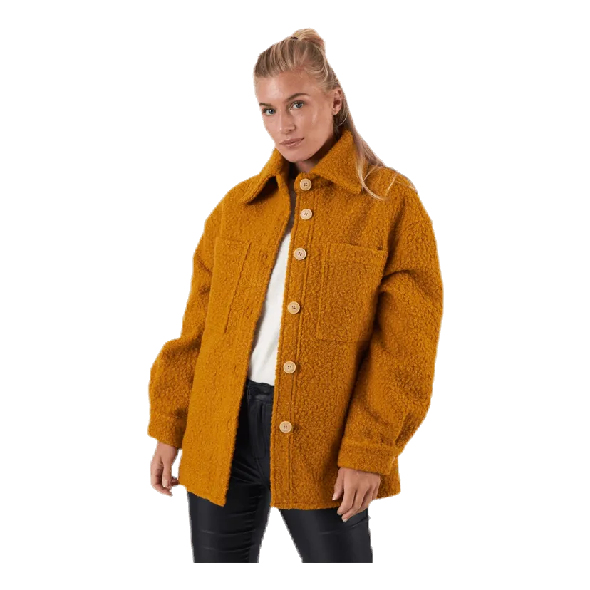 Pieces Anura Overshirt Yellow