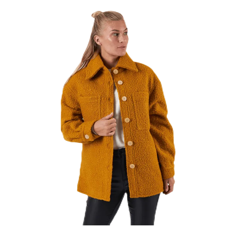Pieces Anura Overshirt Yellow