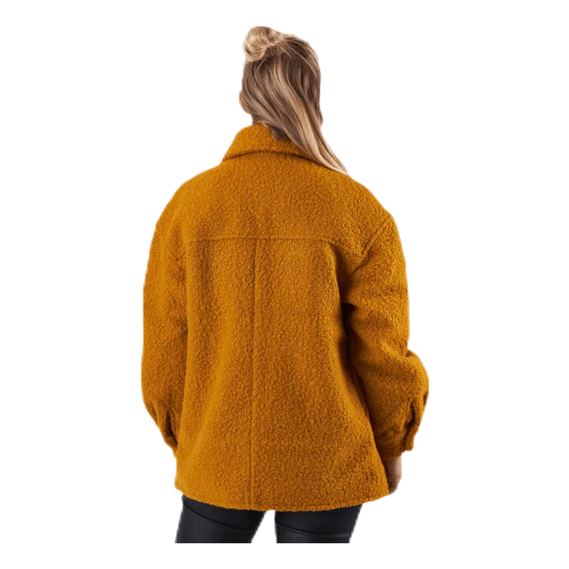 Pieces Anura Overshirt Yellow